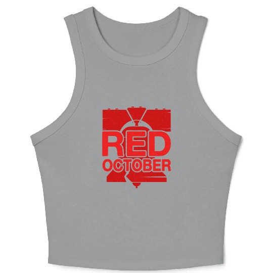 Phillies Red October Philly Philadelphia Crop Tank Top
