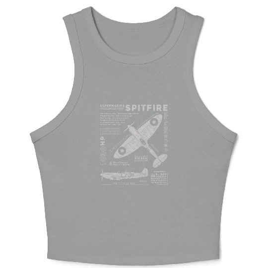 Supermarine Spitfire Crop Tank Top