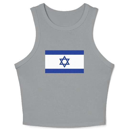 Flag of Israel X 300 Crop Tank Top