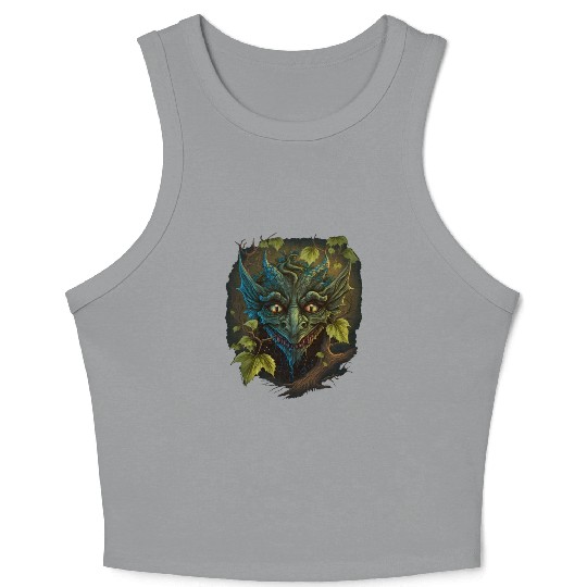 The Green Man Crop Tank Top