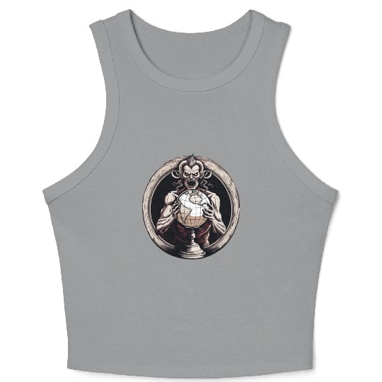 the greatest devil Crop Tank Top