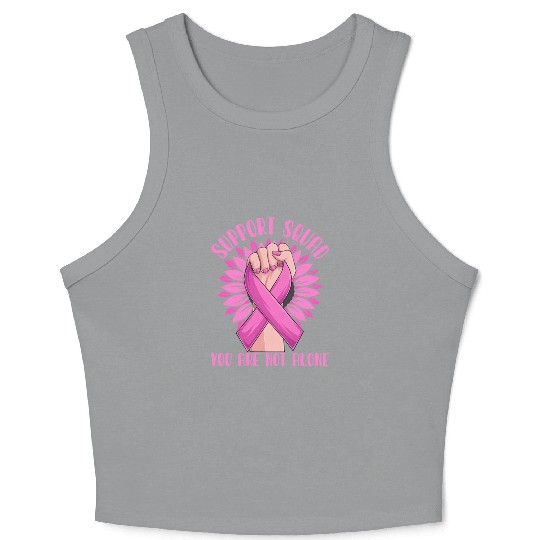 Support Squad You Are Not Alone Crop Tank Top