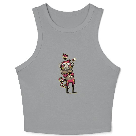 Monkey Bee Crop Tank Top