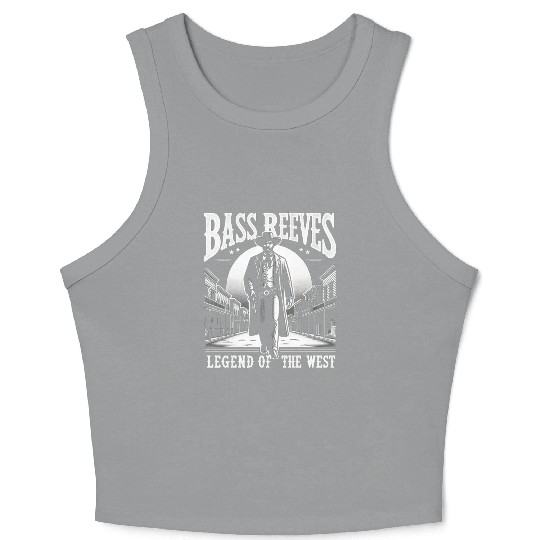 Bass Reeves Deputy US Marshal Crop Tank Top
