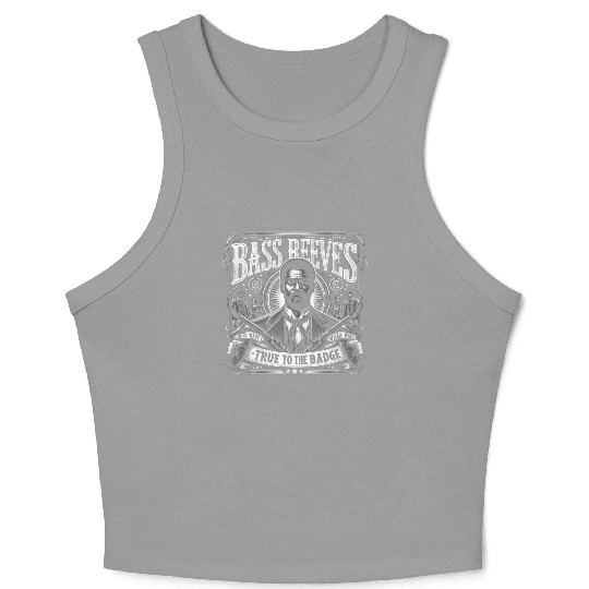 Bass Reeves Deputy US Marshal Crop Tank Top