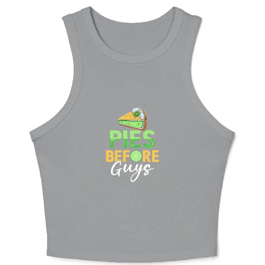 Key Lime Pie Lover Dessert Crop Tank Top