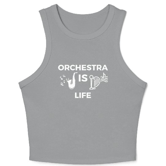 ORCHESTRA IS LIFE Crop Tank Top