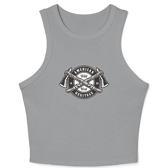American Wild West Heritage Crop Tank Top