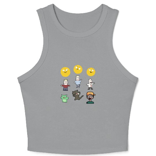 goofy ahh Crop Tank Top