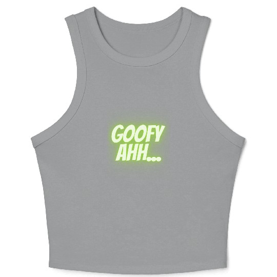 Gooeey Green Goofy Ahh Crop Tank Top