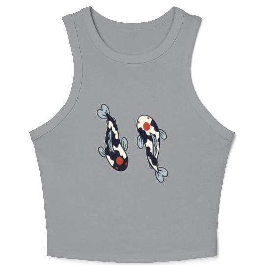 Koi Fish Crop Tank Top