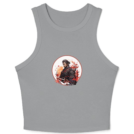 Brave Samurai Crop Tank Top