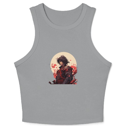Brave Samurai Crop Tank Top