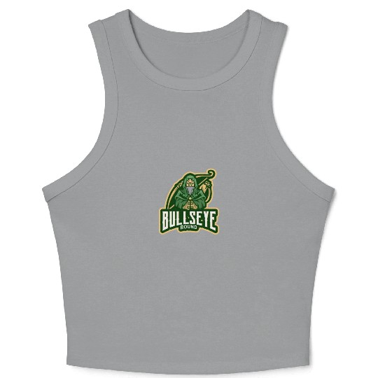 Bullseye Bound archery Crop Tank Top