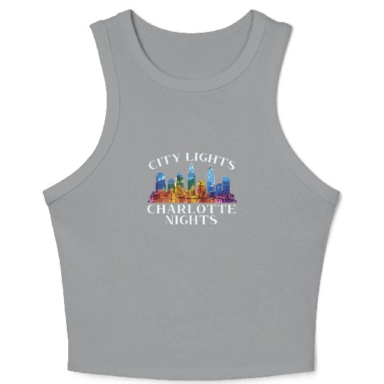 Charlotte North Carolina USA America United States Crop Tank Top