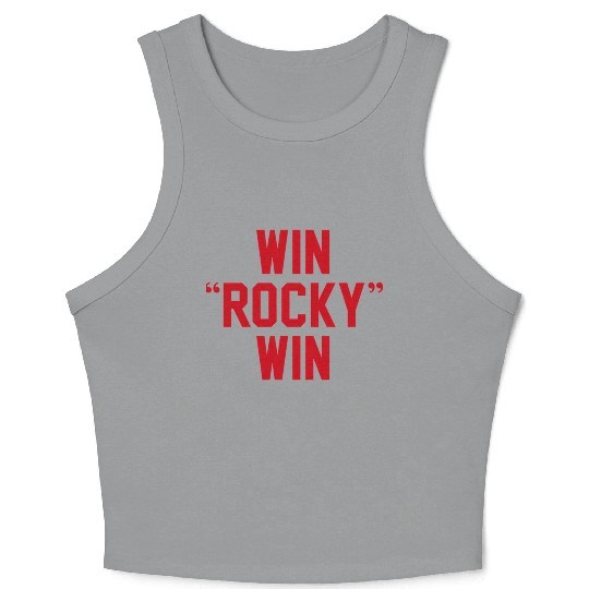 Win Rocky Win Crop Tank Top