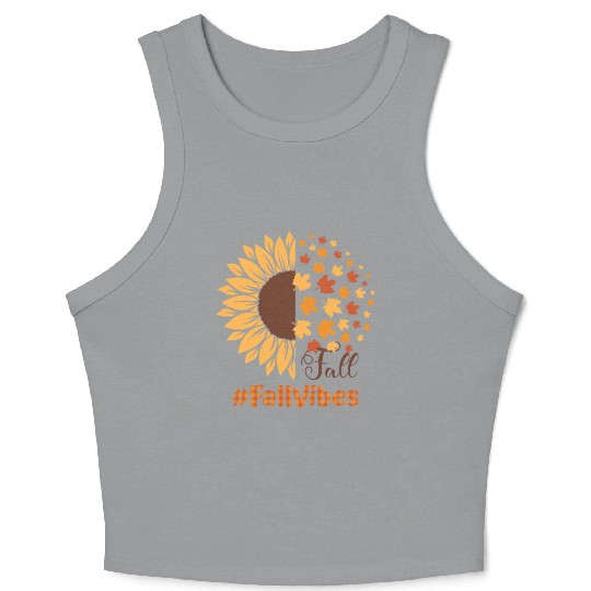 Fall Vibes Crop Tank Top