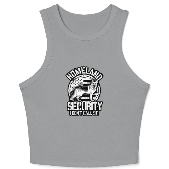 HOMELAND SECURITY Crop Tank Top