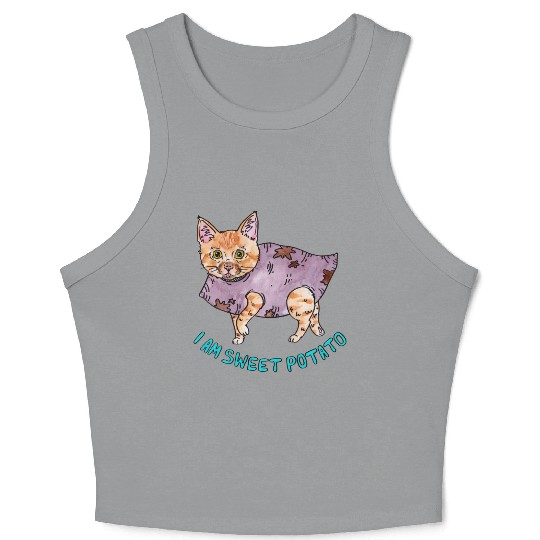 I am Sweet Potato Crop Tank Top