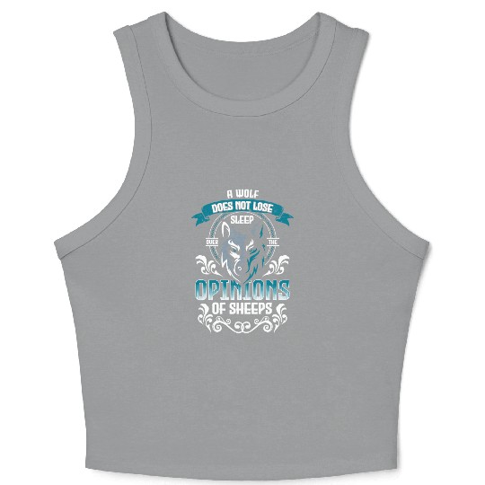 Werewolf Animal Mysticism Wolfpack Crop Tank Top