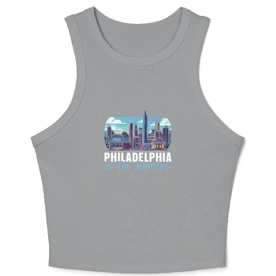 Philadelphia City Pennsylvania USA United States Crop Tank Top
