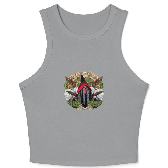 Krampus in Nature Crop Tank Top