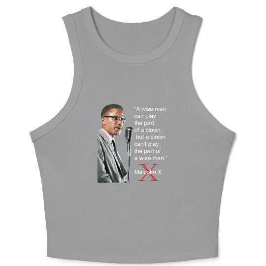 Malcolm X Crop Tank Top