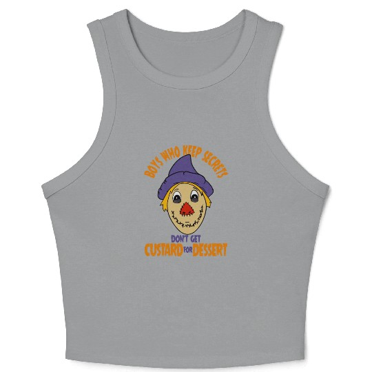 Corey Cunningham Scarecrow Mask Crop Tank Top