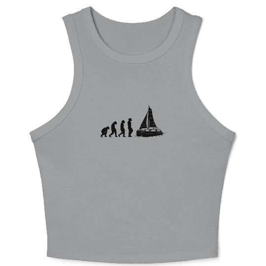 Catamaran-Sailing Yachting-Sailor Evolution Crop Tank Top