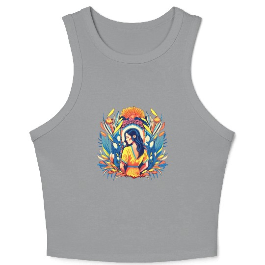 Sunrise Serenity Crop Tank Top