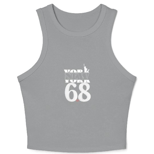 New York statue of liberty Crop Tank Top