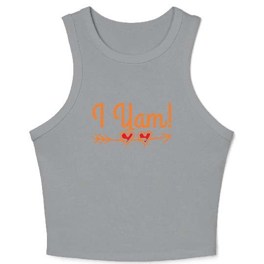 She's My Sweet Potato I Yam Thanksgiving Crop Tank Top