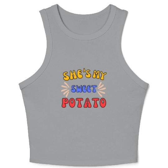 She's My Sweet Potato Crop Tank Top