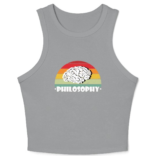 Philosophy Use Your Brain Crop Tank Top