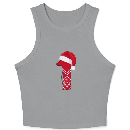 1 Years - First Time Merry Christmas - Number One Crop Tank Top