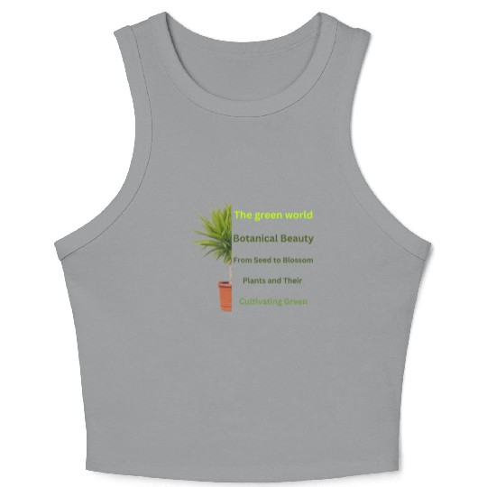 The green world Crop Tank Top