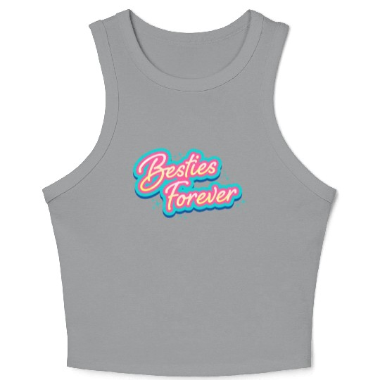 Besties Forever Crop Tank Top