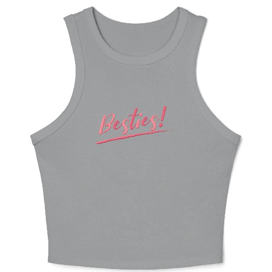 besties Crop Tank Top