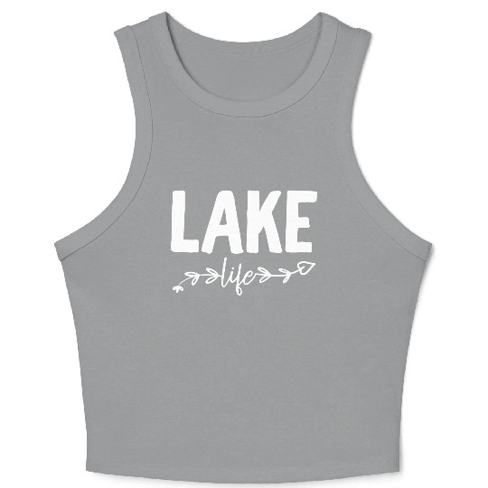 Lake Life Crop Tank Top