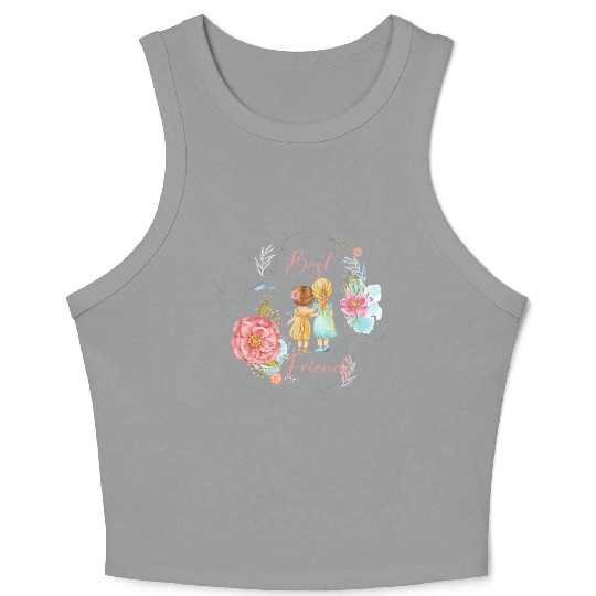 best friends Crop Tank Top