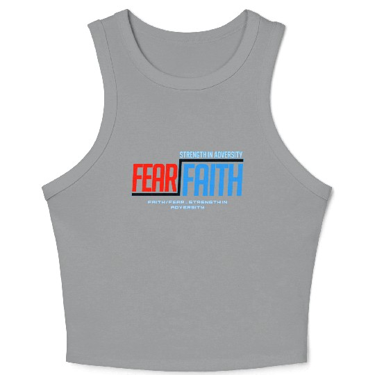 Faith Over Fear Crop Tank Top