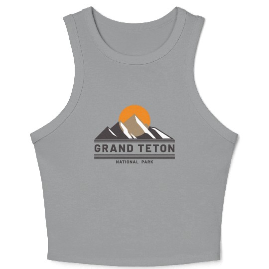 Grand Teton National Park Crop Tank Top