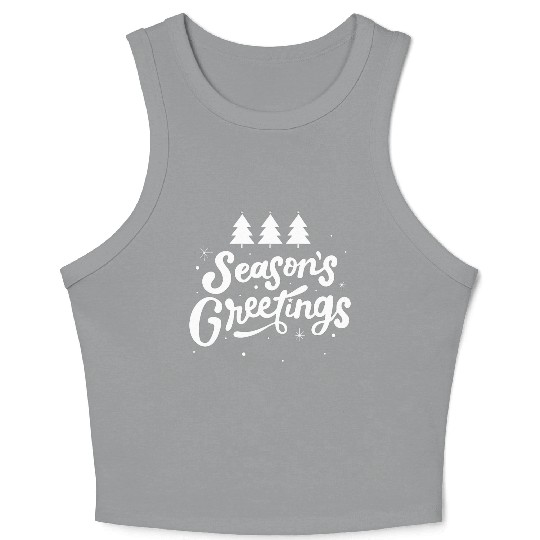 Seasons Greetings Crop Tank Top