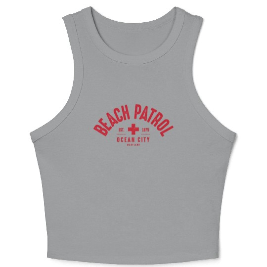 Ocean City Maryland T Oc Md Crop Tank Top
