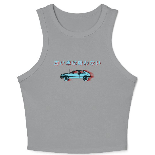 Japanese Car Crop Tank Top