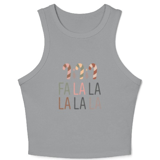 Fa La La La La La Crop Tank Top