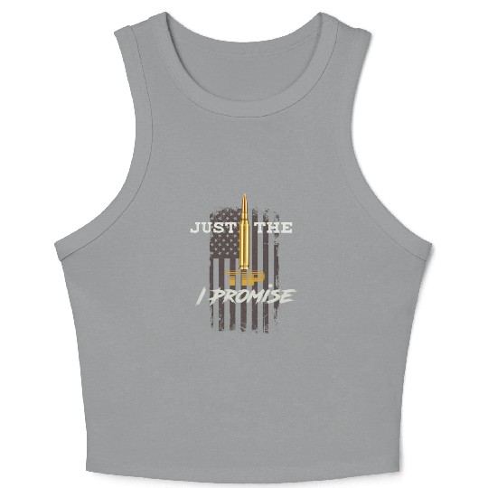 Just The Tip I Promise Crop Tank Top