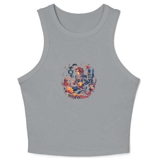 Larping Larp Larper Live Action Role Video Game Crop Tank Top