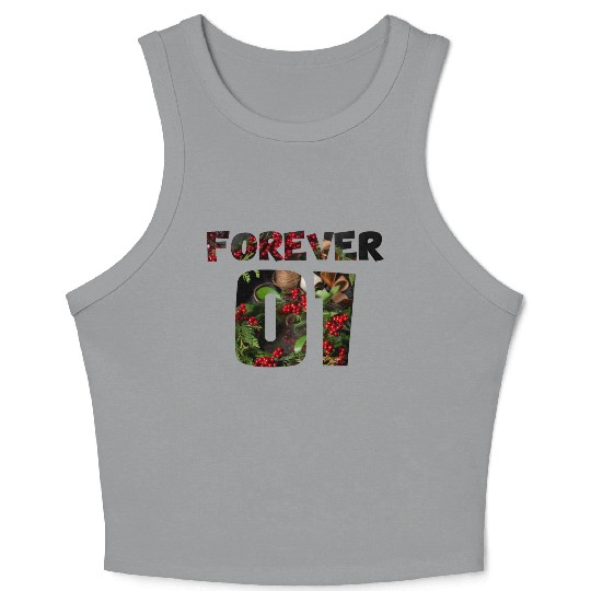 best friends for 3 - FOREVER Crop Tank Top