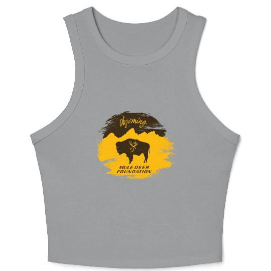Mule Deer Foundation of Wyoming Crop Tank Top